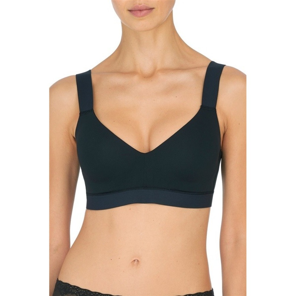 NWOT Natori 32B Dynamic Convertible Contour Sports Bra 751245 Black 120853
